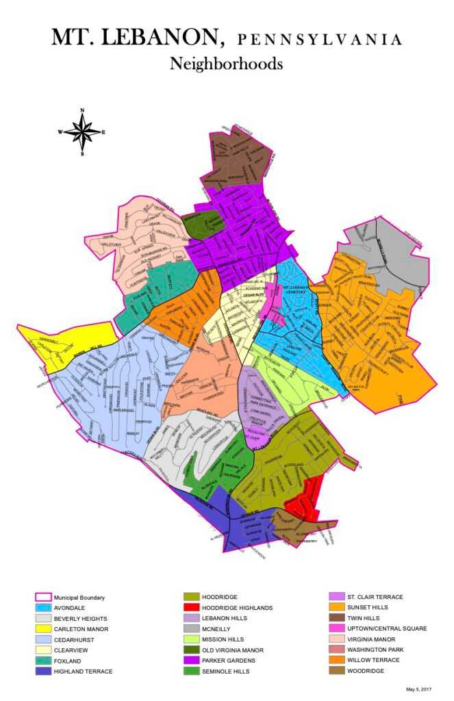 Mt. Lebanon Neighborhoods 1 Mt Lebanon Neighborhoods
