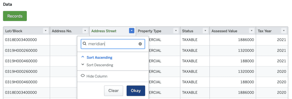 The Mt. Lebanon Municipal Budget Process 1 Open Lebo Screenshot Assessed Value