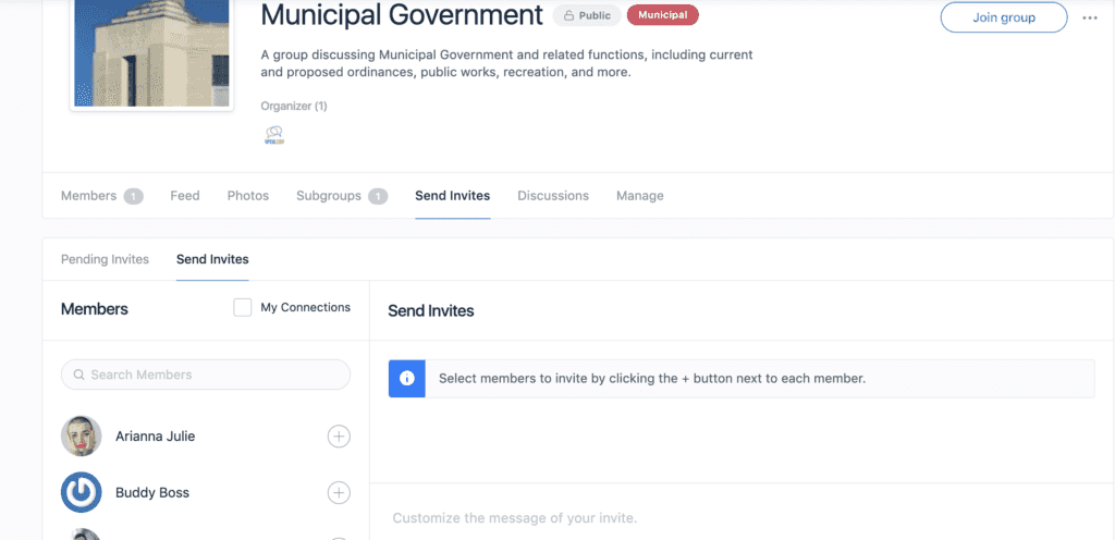 How to Join a Social Group 5 Open Lebo Screenshot Group Invites