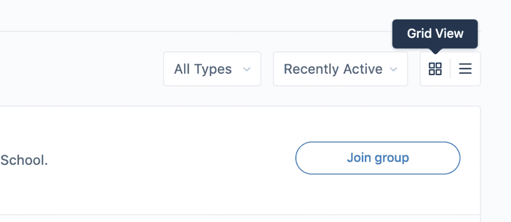 How to Join a Social Group 2 Open Lebo Screenshot Groups Grid view