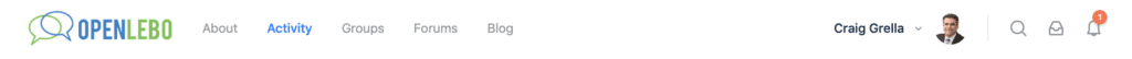 The Structure of OpenLebo.com 7 Open Lebo Screenshot - Menu Bar